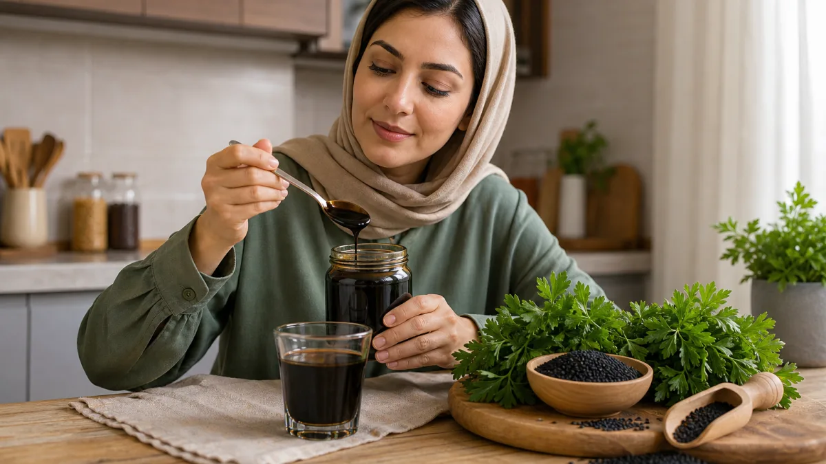 معجون سیاه دانه جعفری با ترکیب گیاهی