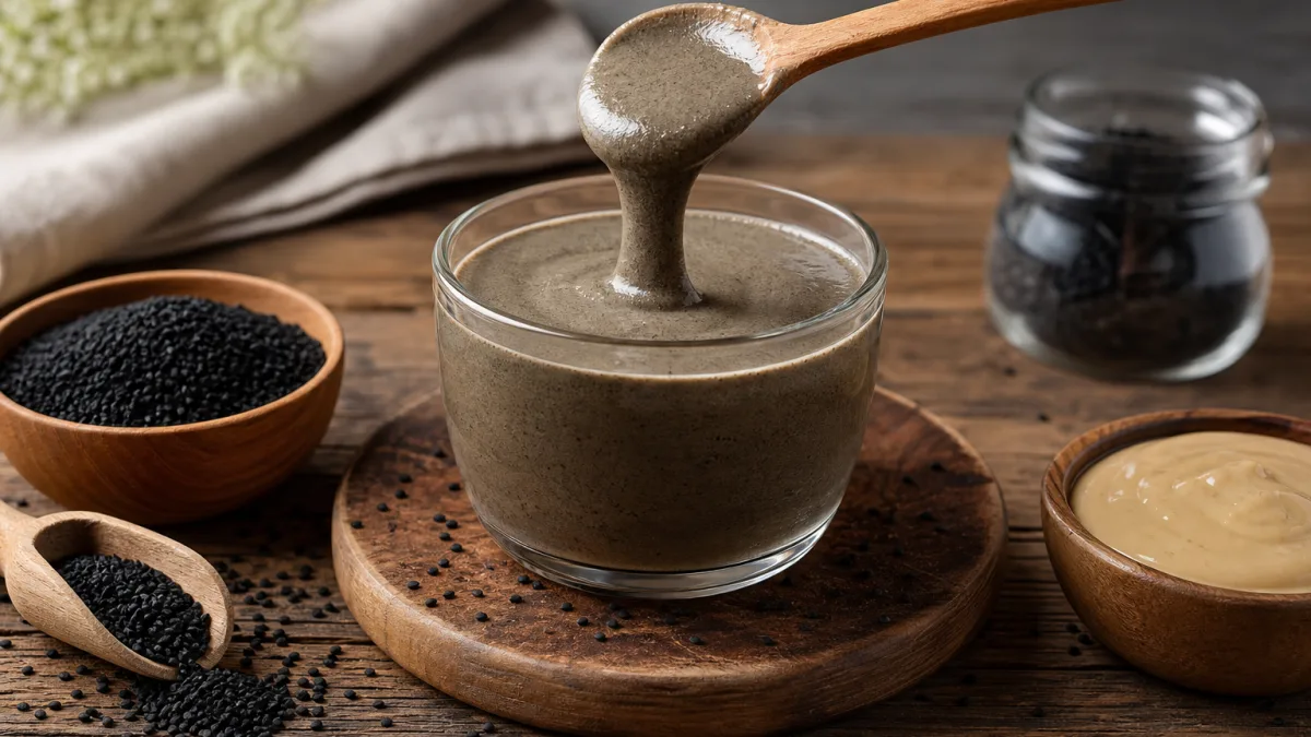 معجون سیاه دانه با ارده یا عسل؟